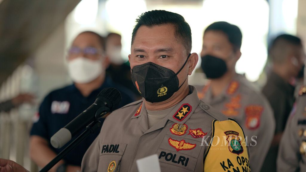 Kepala Polda Metro Jaya Inspektur Jenderal Fadil Imran 