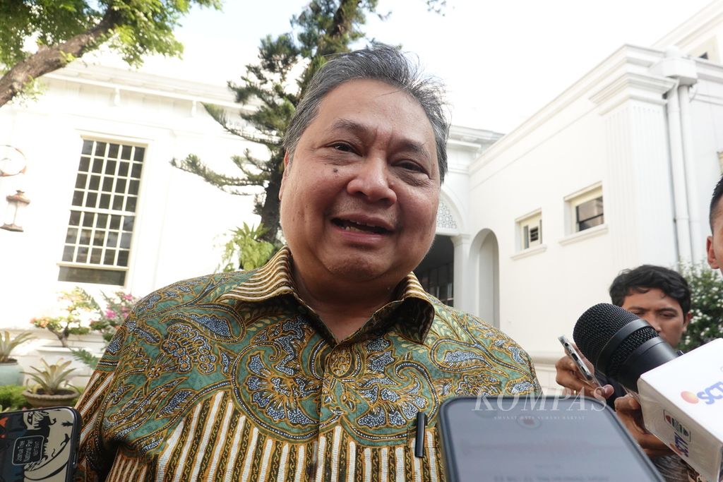 Ketua Umum Partai Golkar Airlangga Hartarto