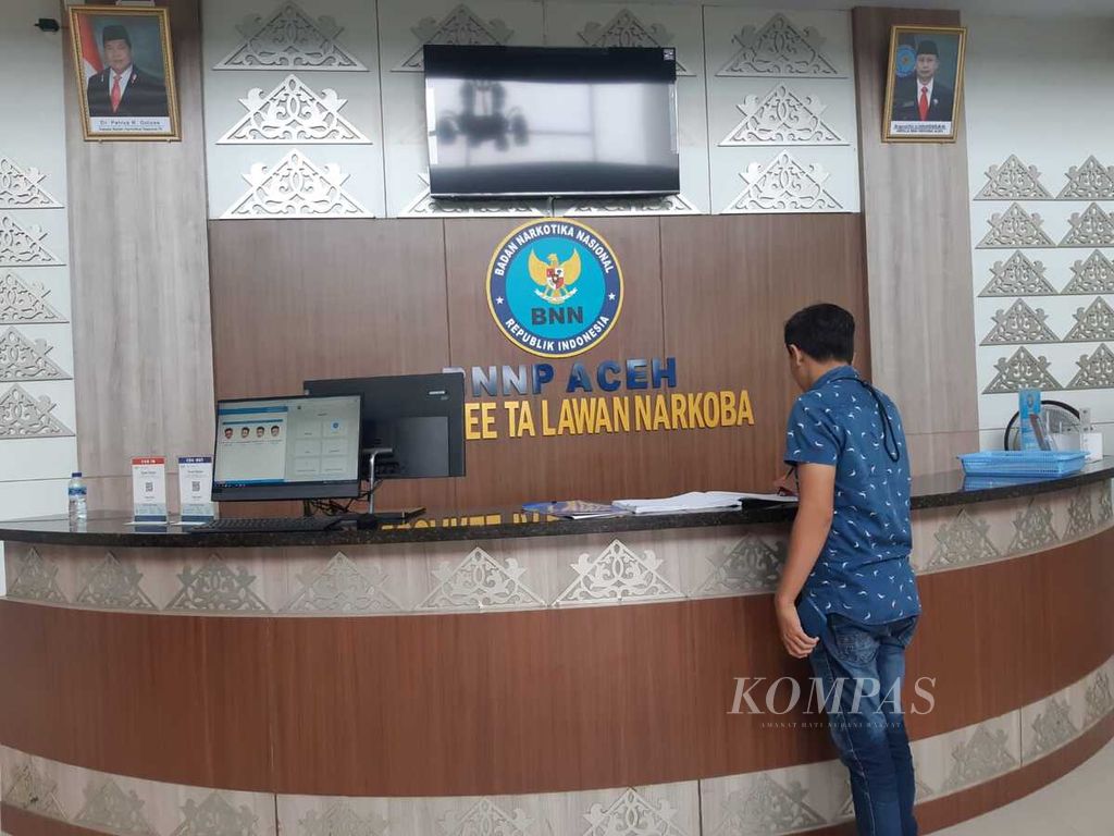 Kantor Badan Narkotika Nasional Provinsi Aceh. 