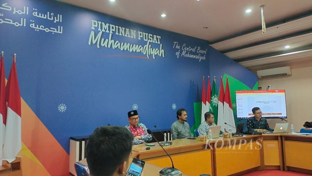 Diskusi dan media <i>briefing </i>Muhammadiyah terkait isu perpanjangan masa jabatan Komisi Pemberantasan Korupsi, Selasa (13/6/2023).
