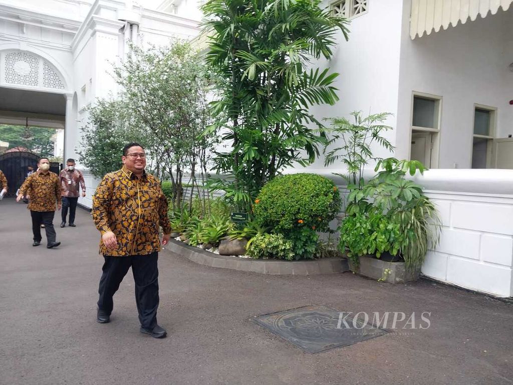 Ketua Badan Pengawas Pemilihan Umum Rahmat Bagja di Kompleks Istana Kepresidenan, Jakarta, Kamis (22/9/2022).