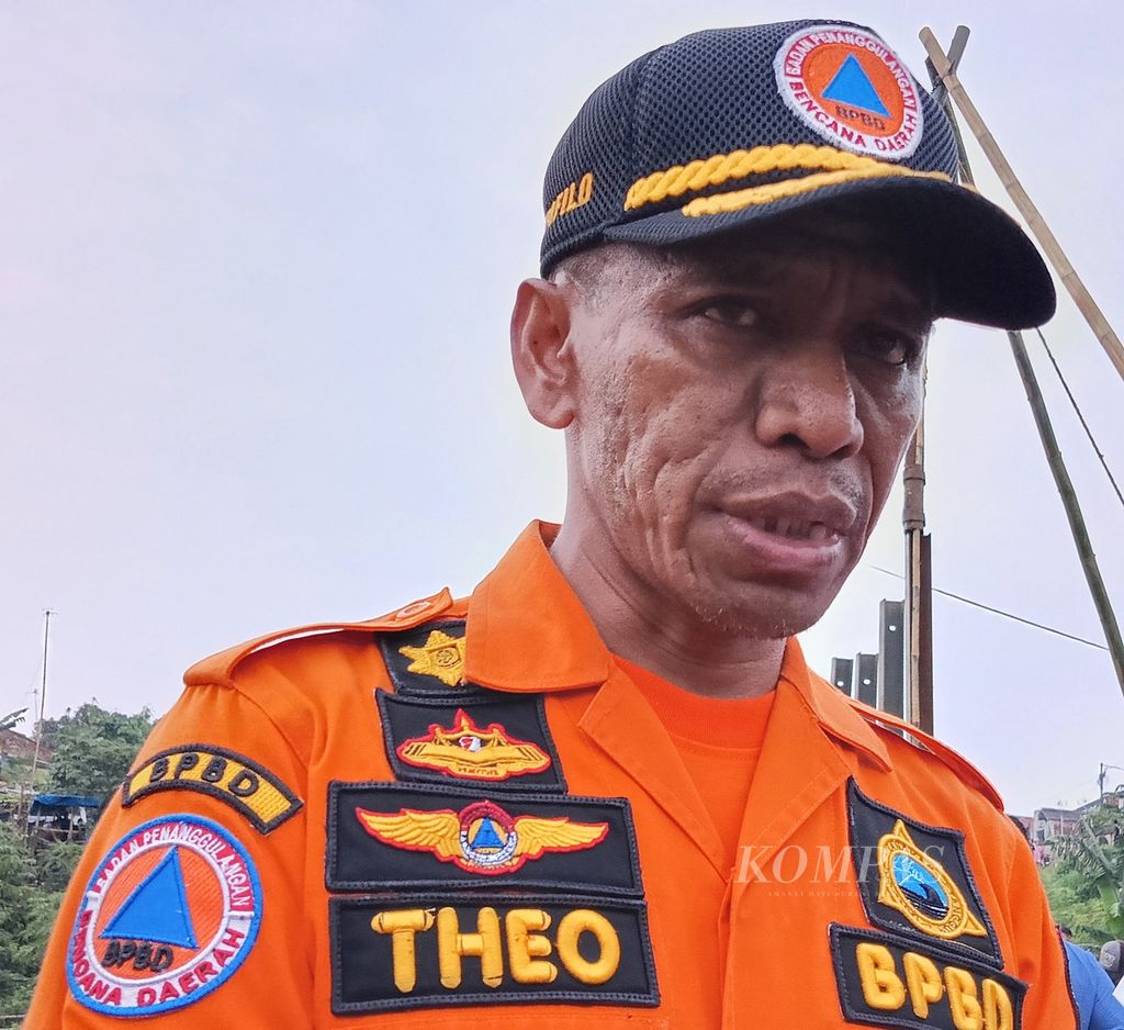 Kepala Badan Penanggulangan Bencana Daerah Kota Bogor Theofilo Patrocinio Freitas.
