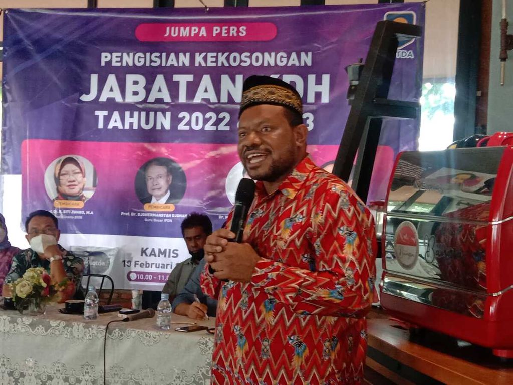 Ketua Majelis Ulama Indonesia (MUI) Papua Barat Ahmad Nassau