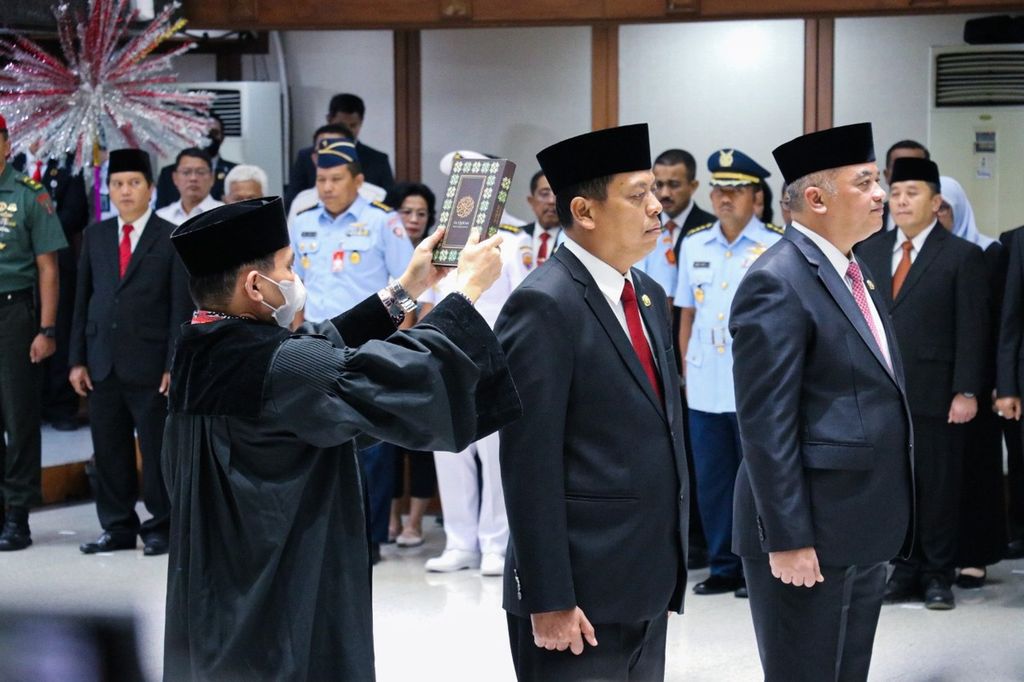 DKI Jakarta kini memiliki Sekda yang baru, Joko Agus Setyono, yang dilantik Penjabat Gubernur DKI Jakarta Heru Budi Hartono, Rabu (15/2/2023) di Balai Kota DKI Jakarta.