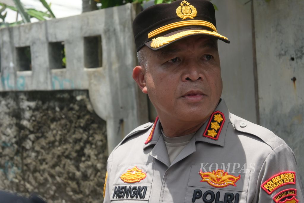 Kepala Kepolisian Resor Metro Bekasi Kota Komisaris Besar Hengki.