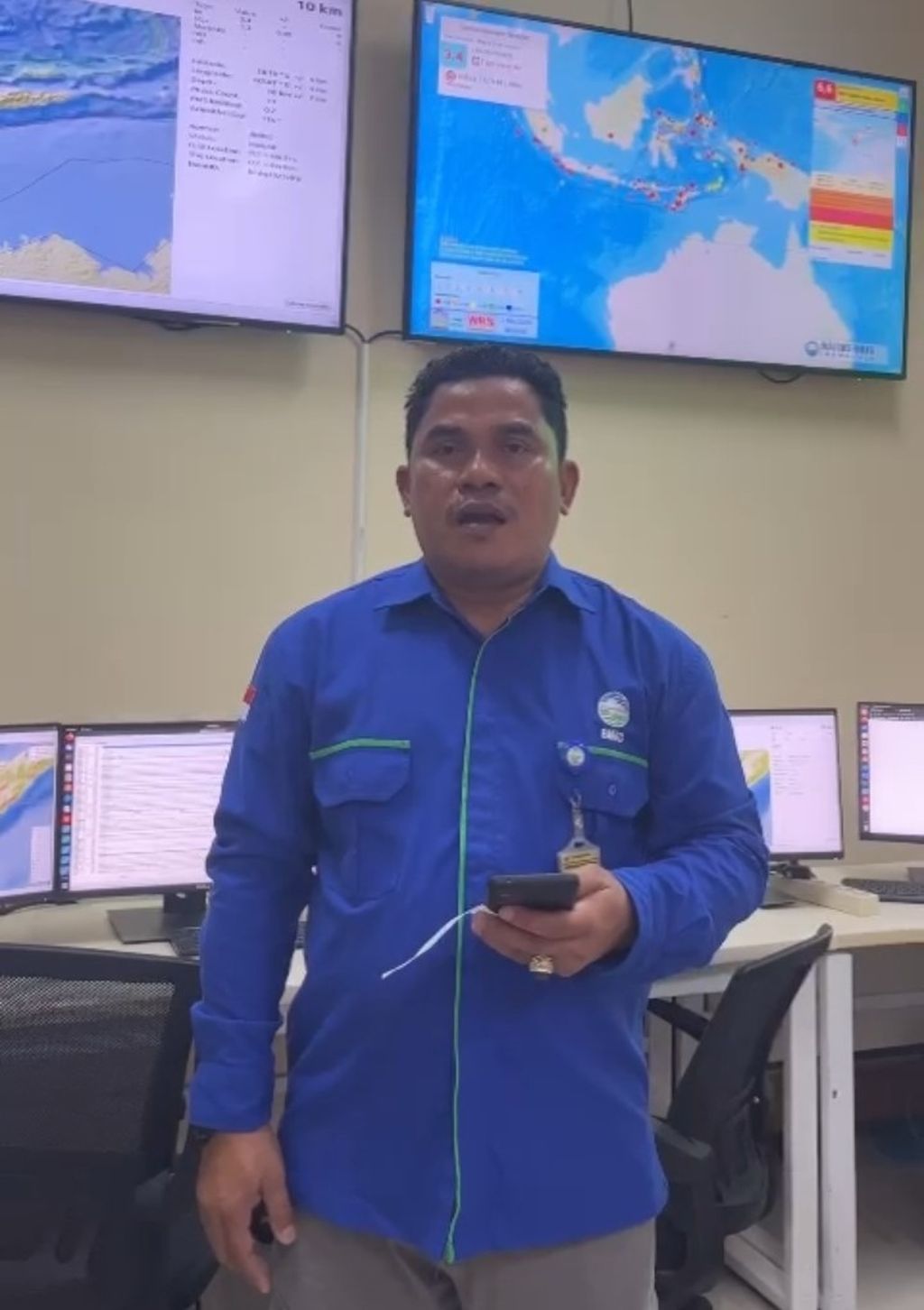 Kepala Stasiun Geofisika Kelas I BMKG Kupang Margiono, Kamis (2/11/2023).