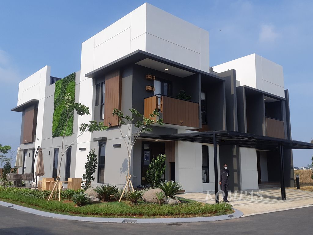 Rumah contoh <i>compact</i> Summarecon Crown Gading, Bekasi, Jawa Barat, yang dibangun PT Summarecon Agung Tbk. Rumah berukuran kecil multifungsi kian dilirik konsumen, terutama segmen menengah ke atas 