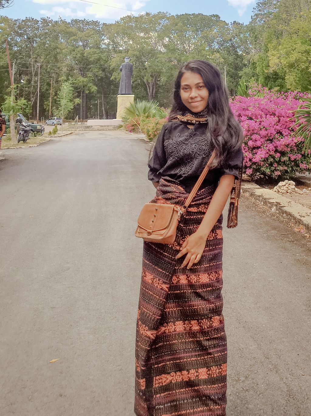 Virginia Rosa da Silva, salah satu pendiri Komunitas Lorosae yang berbasis di Belu, Nusa Tenggara Timur. Komunitas ini bergerak di bidang literasi.