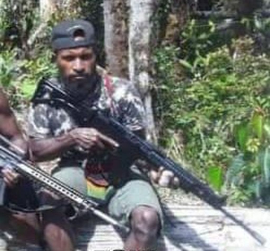 Salah satu pemimpin Kelompok Kriminal Bersenjata bernama Toni Tabuni yang ditembak mati Satgas Gakkum Damai Cartenz di Kabupaten Nabire pada 29 Maret 2022.