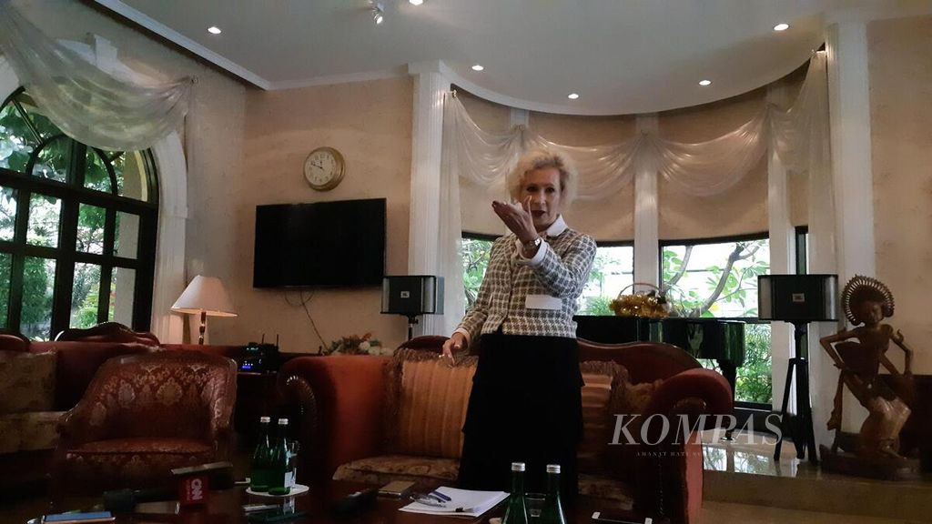 Duta Besar Rusia untuk Indonesia Lyudmila Vorobieva, Rabu (21/12/2022), memberikan keterangan tentang sejumlah hal, termasuk upaya AS dan Ukraina mendepak Negeri Beruang Merah itu sebagai anggota tetap Dewan Keamanan PBB. 