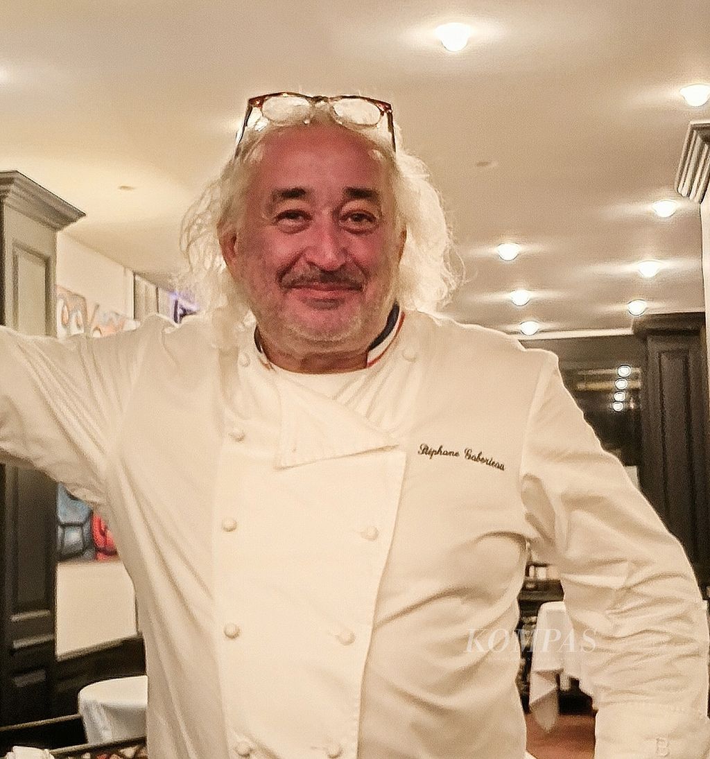 <i>Chef</i> Stéphane Gaborieau dari restoran Le Pergolèse.