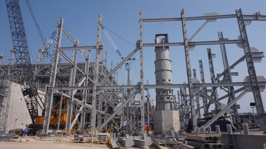 The location for the construction project of the second processing and refining plant, or smelter, for PT Freeport Indonesia in the Java Integrated Industrial and Port Estate (JIIPE) Special Economic Zone in Gresik, East Java, was announced on Tuesday (20/6/2023).
