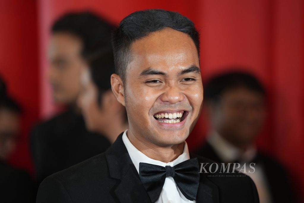 Sutradara Wregas Bhanuteja hadir dalam Malam Anugerah Piala Citra Festival Film Indonesia 2023 di Ciputra Artpreneur, Jakarta Selatan, Selasa (14/11/2023). 
