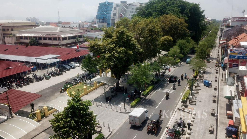 Suasana Jalan Malioboro, Yogyakarta, Kamis (3/1/2022).