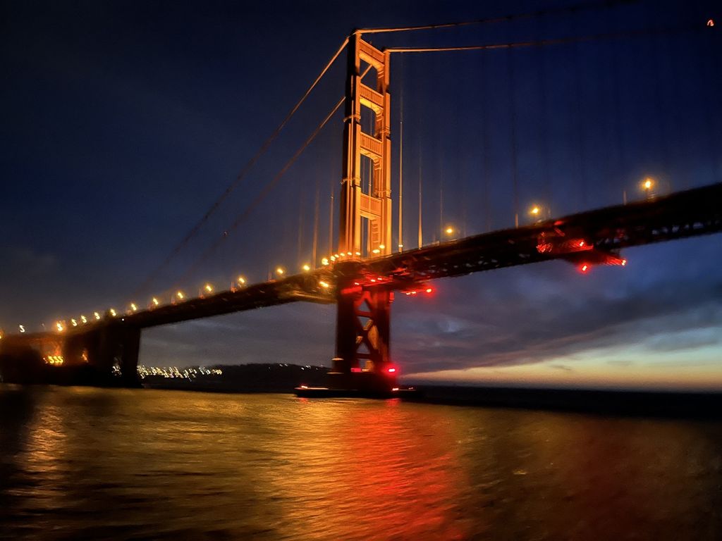 Jembatan Golden Gate di San Francisco, California, Amerika Serikat, 12 November 2023. 