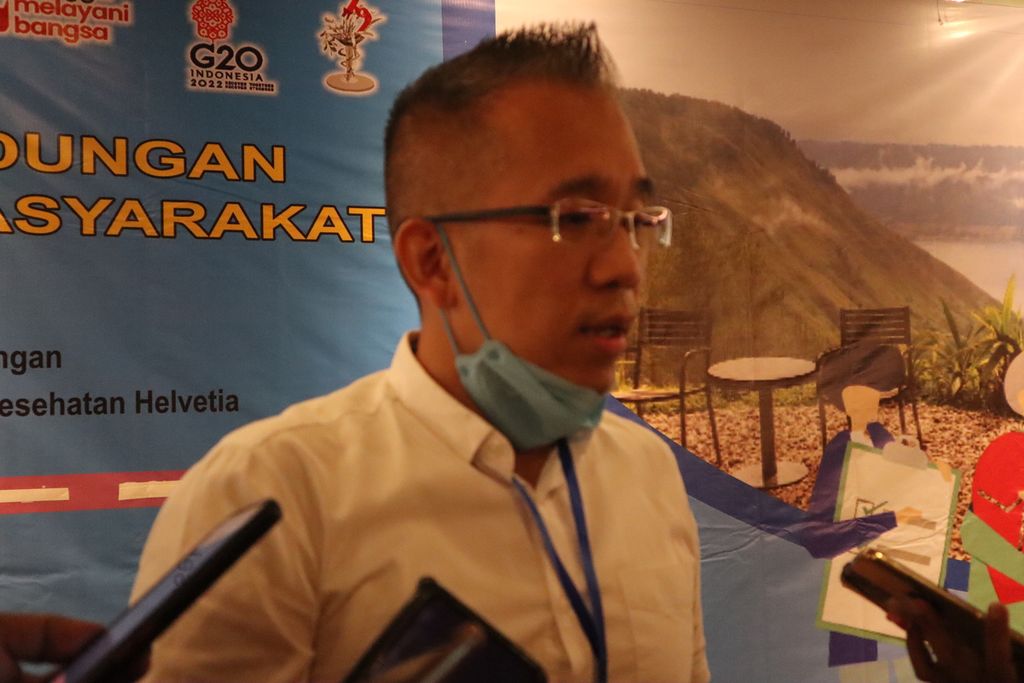 Leiman, Direktur CV Himudo, produsen air dalam kemasan di Medan, Senin, (12/9/2022).