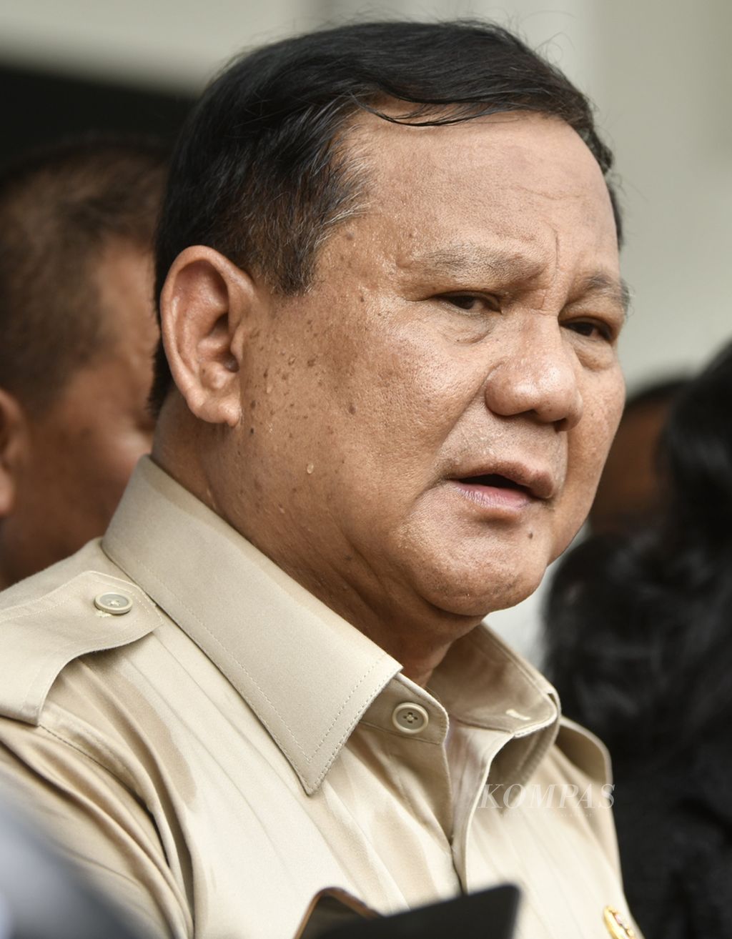 Defense Minister Prabowo Subianto.     