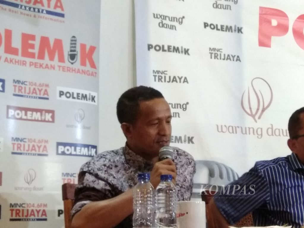 Peneliti Forum Masyarakat Peduli Parlemen Indonesia (Formappi), Lucius Karus, di Jakarta, beberapa waktu lalu.