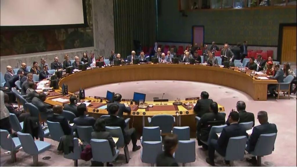Debat terbuka Dewan Keamanan PBB bertajuk “Collective Action to Improve UN Peacekeeping Operations”, diikuti 15 anggota Dewan Keamanan PBB dan seluruh peserta debat, Rabu (28/3), di Markas Besar PBB, New York.