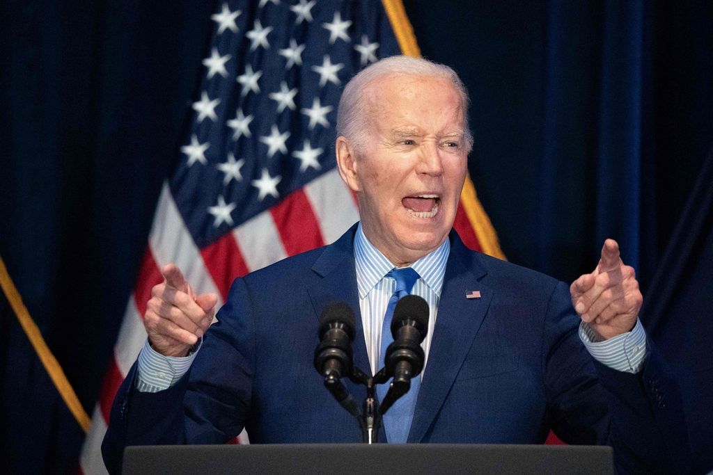 US President Joe Biden gave a speech in front of his supporters during the Democratic Party's internal election in South Carolina on January 27th, 2024.