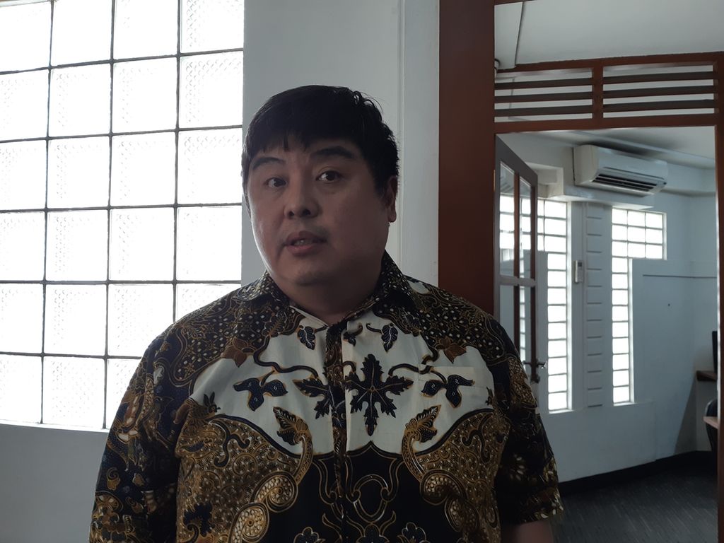 Salah satu pemilik gedung tua di Cikini, Lin Che Wei, di gedungnya, di Jalan Cikini Raya, Jakarta, Kamis (15/8/2019).