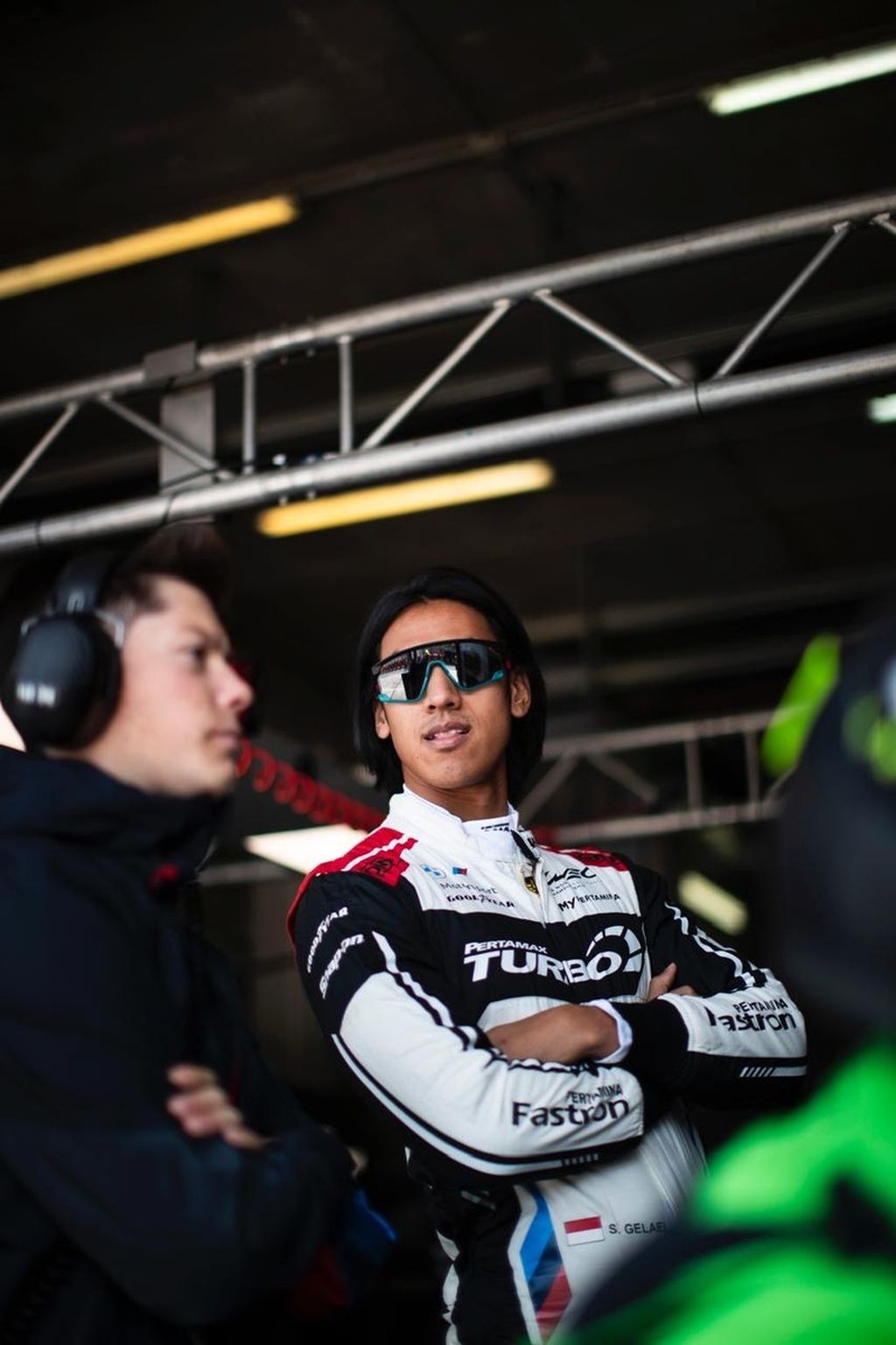 Indonesian racer, Sean Gelael, in the second series of the FIA ​​World Endurance Championship car racing event, in Imola, Italy, Friday (19/4/2024).