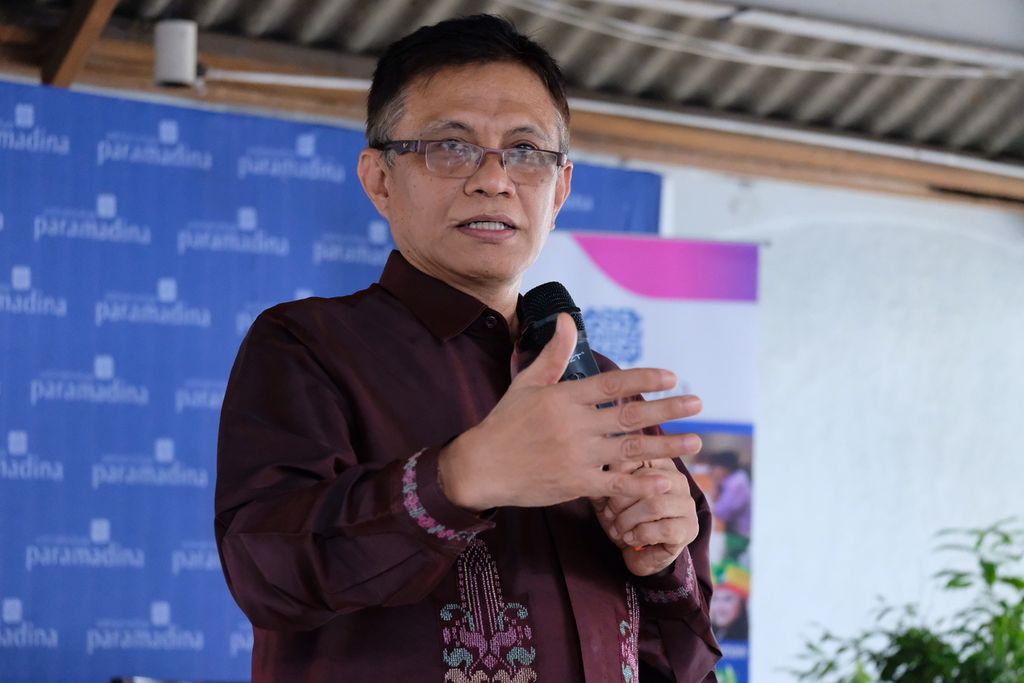 Rektor Universitas Paramadina Didik J Rachbini, di Jakarta, Kamis (20/5/2021).