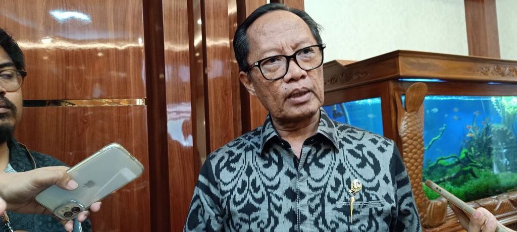 Ketua Tim Pelaksana Satgas TPPU Sugeng Purnomo saat ditemui di Jakarta, Senin (11/9/2023).