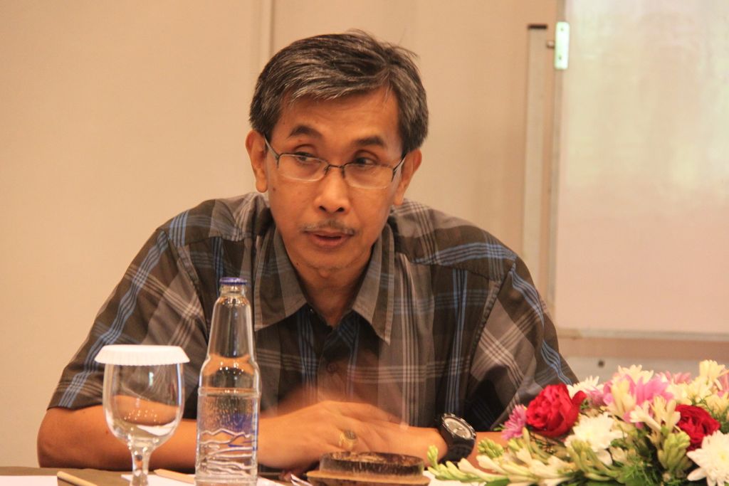 Hariadi Saptono, wartawan Harian <i>Kompas </i>pada 1984-2016. 