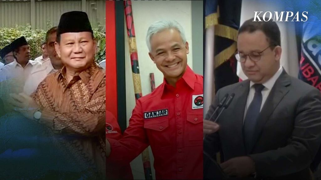 Lembaga Poltracking Indonesia, Jumat (28/4/2023), merilis survei peta elektoral capres dan pasangan capres-cawapres periode April 2023. Ada kejutan di rilis kali ini, yaitu Prabowo Subianto unggul tipis dari Ganjar Pranowo.