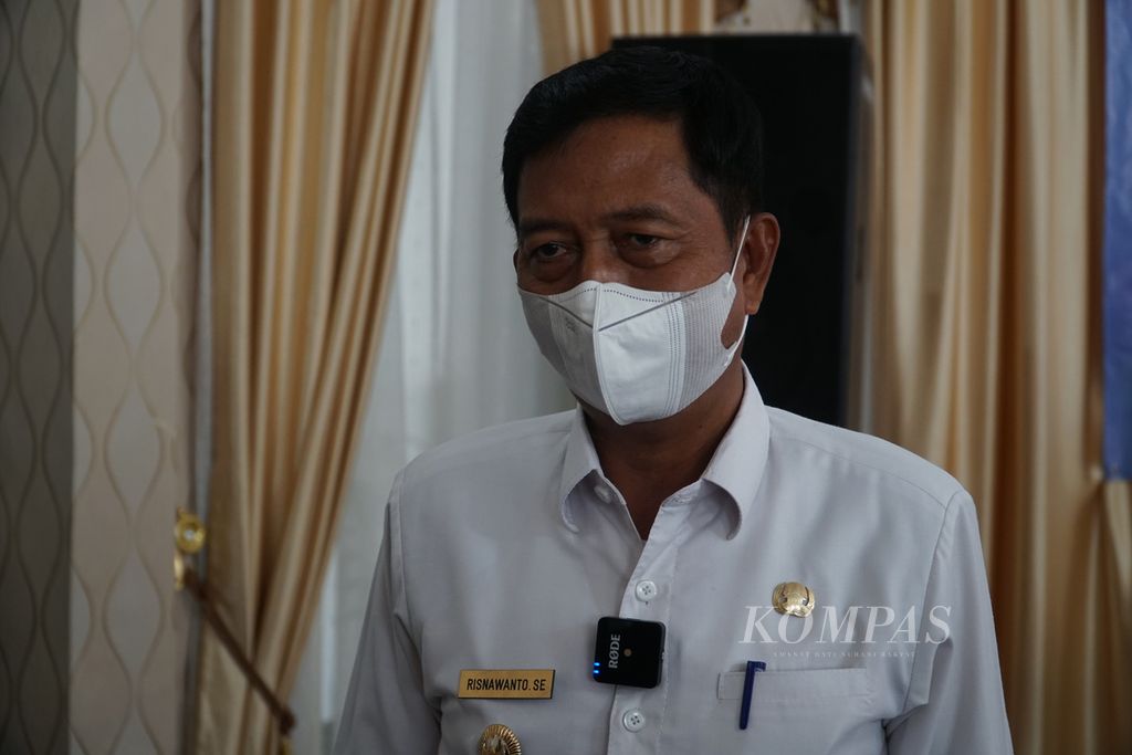 Wakil Bupati Pasaman Barat Risnawanto saat ditemui di Pasaman Barat, Sumatera Barat, Rabu (9/3/2022).