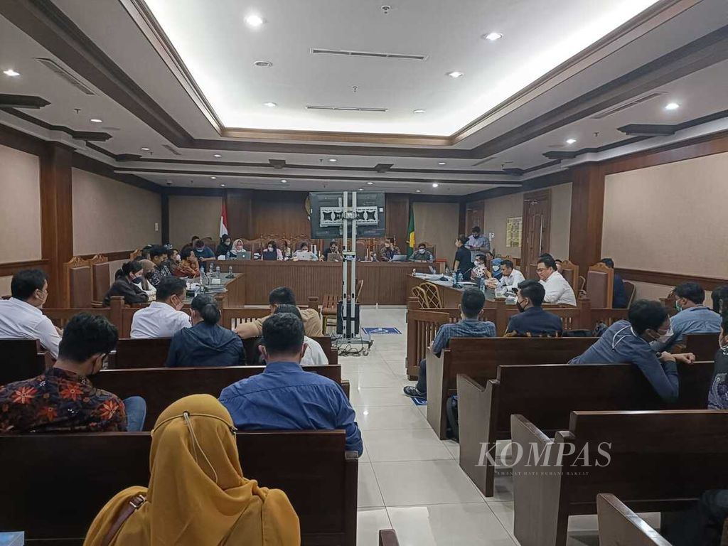 Sidang penundaan pembayaran kewajiban utang Garuda Indonesia dengan agenda voting atau pemungutan suara para kreditor untuk menentukan bisnis Garuda berlanjut atau dipalitkan digelar di Pengadilan Niaga pada Pengadilan Negeri Jakarta Pusat, Jumat (17/6/2022).