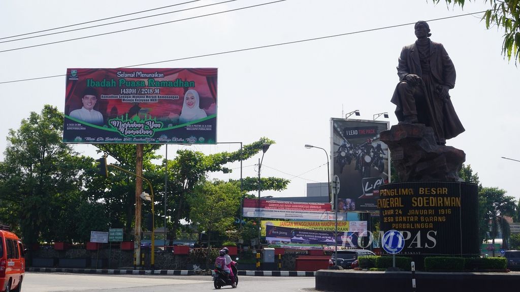 Kota Purbalingga, Jawa Tengah, Jumat (8/6/2018).