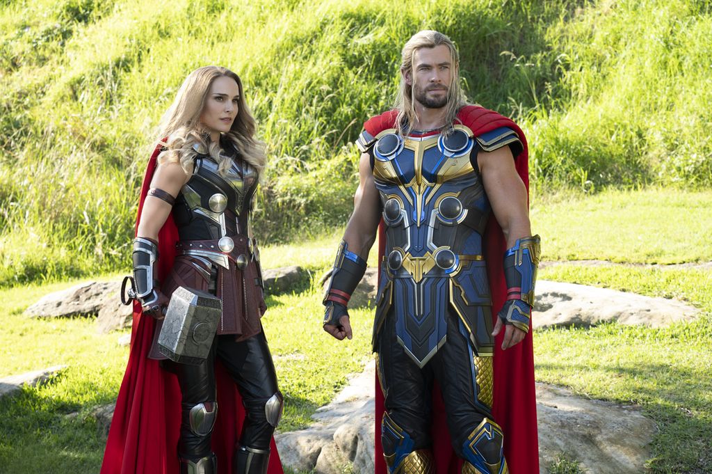Salah satu adegan dalam film <i>Thor: Love and Thunder </i>(2022) 