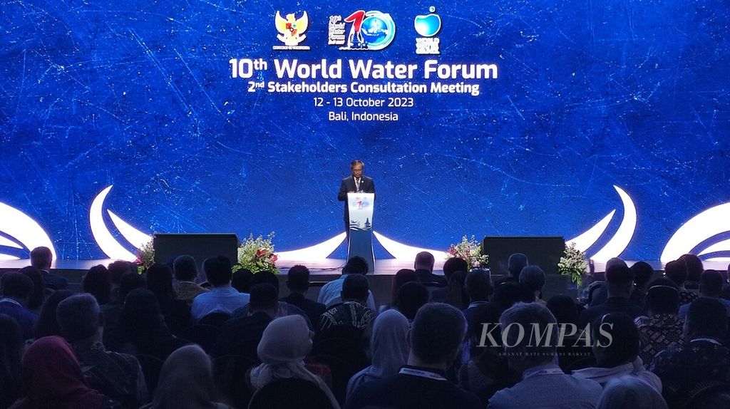 The Indonesian government, together with the World Water Council, held the 2nd Stakeholders Consultation Meeting as part of the preparations for the 10th World Water Forum meeting in Bali in 2024.