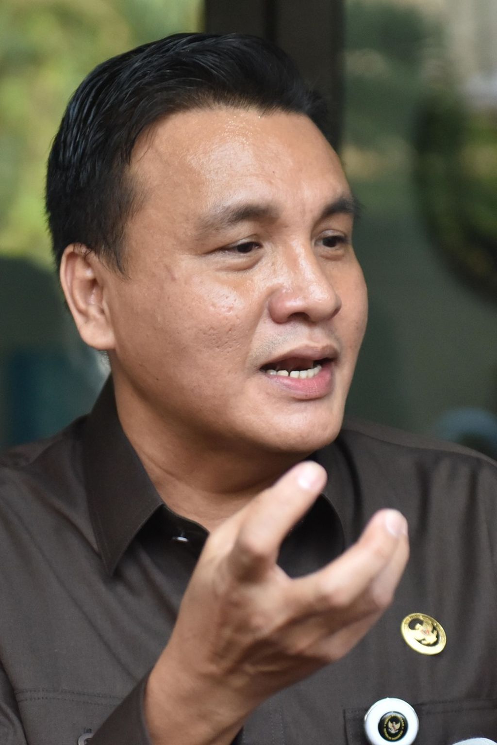 Ketua Komisi Kejaksaan (Komjak) RI Barita Simanjutak memberikan keterangan terkait pemanggilan tujuh jaksa penuntut umum (JPU) ke Kantor Komjak RI, Kebayoran Baru, Jakarta, Kamis (23/7/2020). 