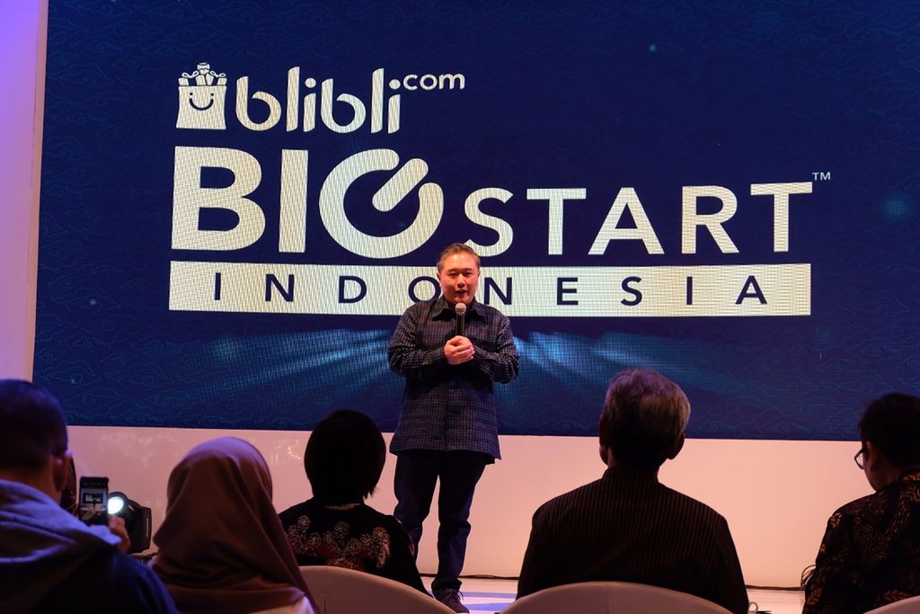 Chief Executive Officer Blibli.com Kusumo Martanto. Foto diambil  5 Oktober 2019 di Jakarta.