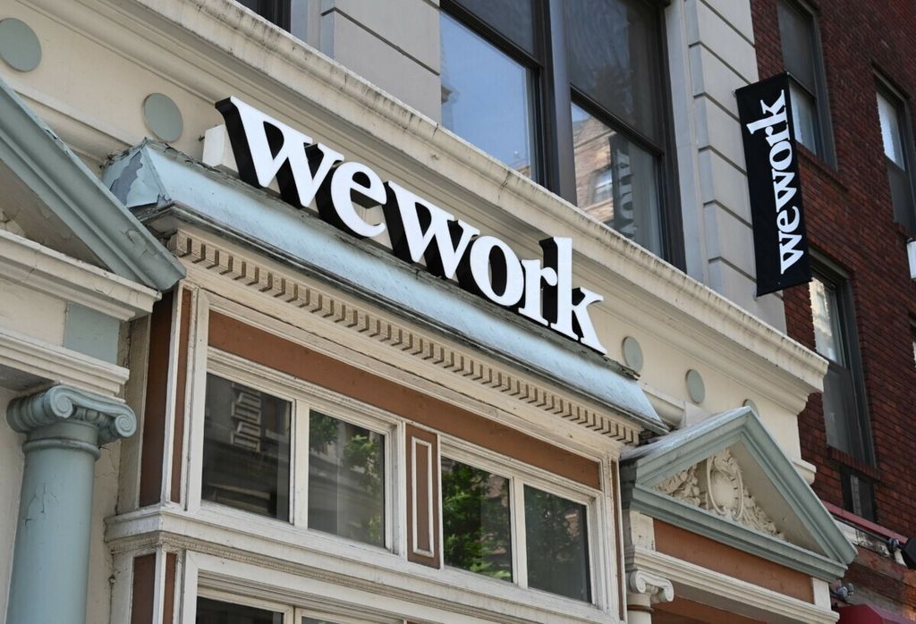 Kantor WeWork di New York, Amerika Serikat, 19 Juli 2019. Gaya hidup CEO perusahaan ini pun diungkit ketika perusahaan mengalami masalah. 