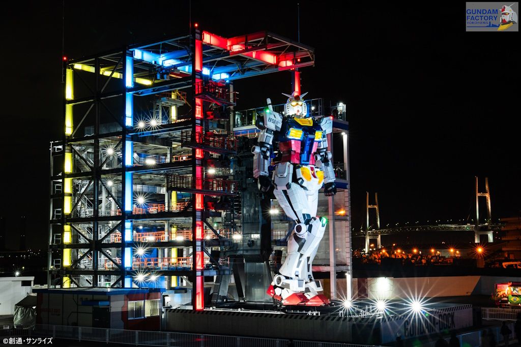 Robot raksasa dipamerkan di Gundam Factory Yokohama, Jepang. Pameran yang berlangsung sejak 2020 itu akhirnya ditutup pada Minggu (31/3/2024).