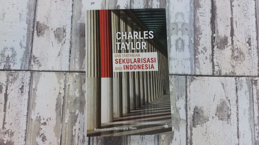 Front page of the book entitled <i>Charles Taylor and the Challenge of Secularization for Indonesia.</i>