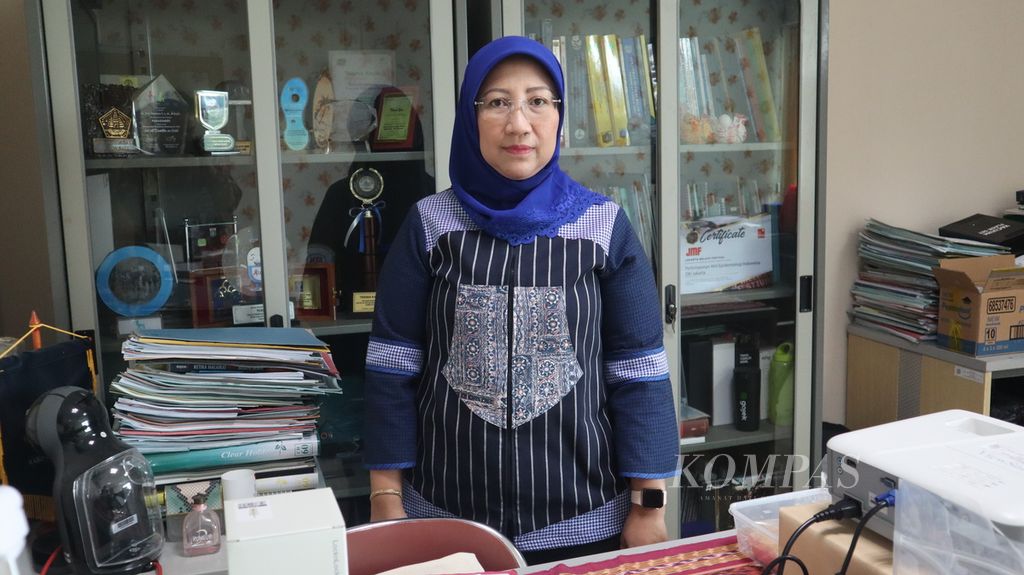 Kepala Bidang Pencegahan dan Pengendalian Penyakit Dinas Kesehatan DKI Jakarta Lies Dwi Oktavia Handayani