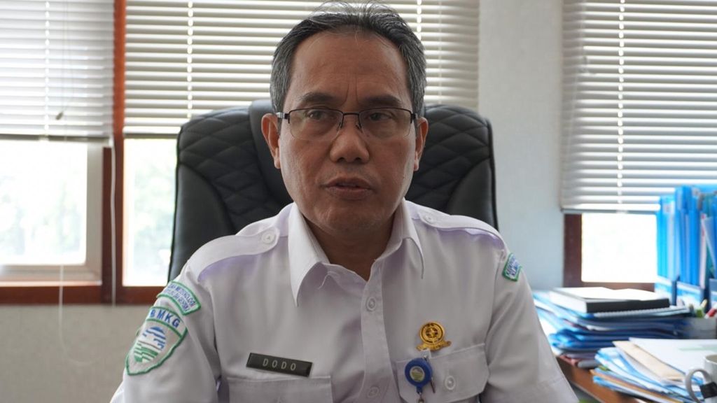 Kepala Pusat Perubahan Iklim BMKG Dodo Gunawan saat ditemui di Jakarta, Selasa (17/9/2019).