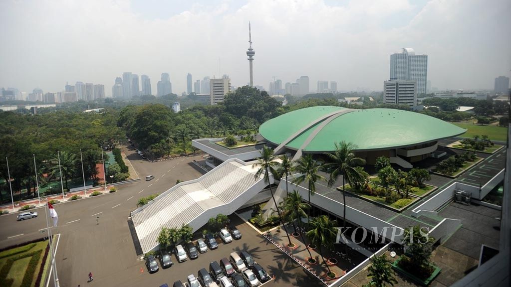 Kompleks DPR-MPR, Senayan, Jakarta.
