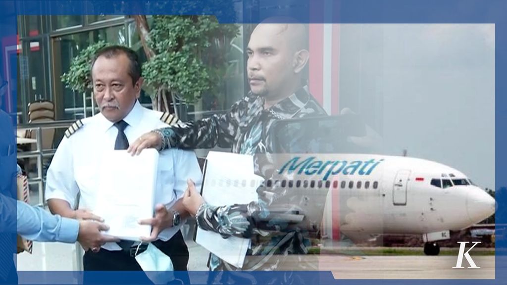 Tim Advokasi Paguyuban Pilot eks Merpati Nusantara Airlines mendatangi gedung KPK pada Senin, 23 Mei 2022, untuk melaporkan dugaan tindak pidana korupsi.