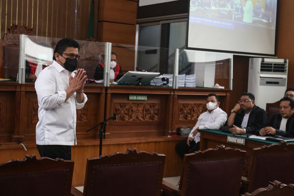 Terdakwa Ferdy Sambo di Pengadilan Negeri Jakarta Selatan, Rabu (7/12/2022). 