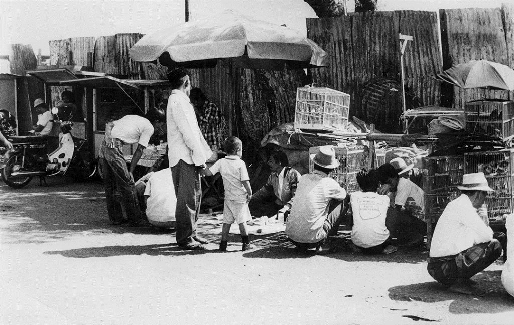 Judi buntut Nalo menjadi demam di Malang dan sekitarnya. Para penjual obat (kiri) memanfaatkan kesempatan itu dengan menjadi penjudi nomer buntut Nalo, awal Juli 1973.