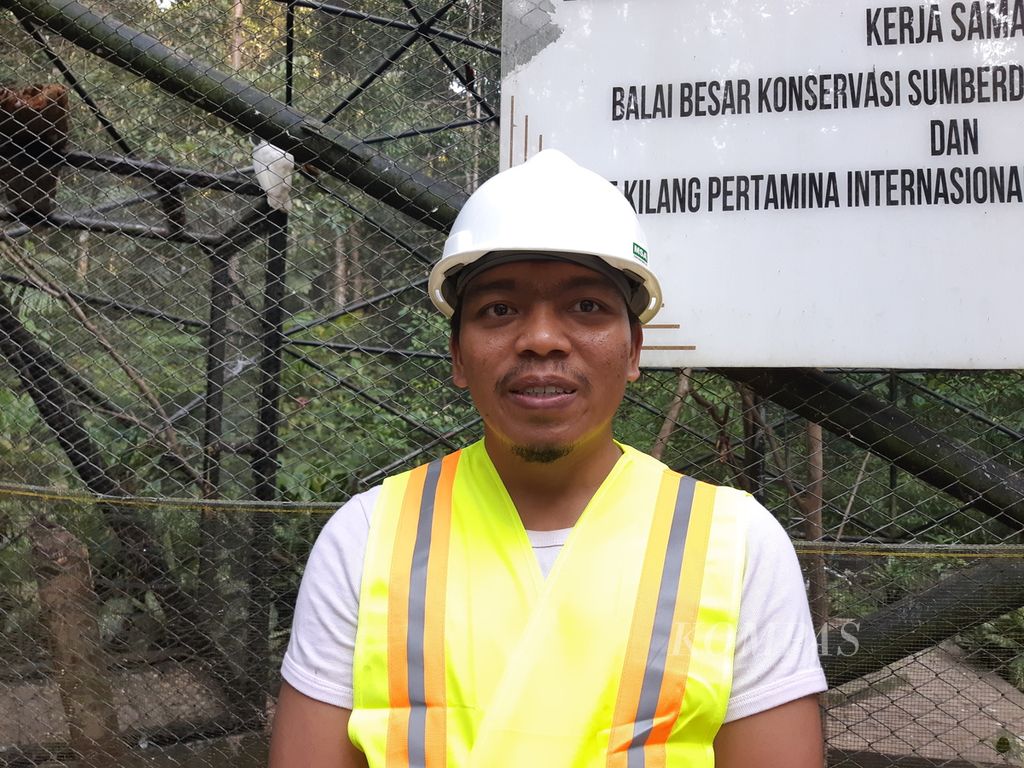 Koordinator Pengelola Taman Wisata Alam Sorong Mutiono di Papua Barat Daya.