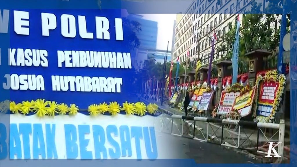 After the determination of Inspector General Ferdy Sambo as a suspect in the murder case of his aide, Brigadier Nofriansyah Yosua Hutabarat or Brigadier J, public support for the National Police continued to flow by giving bouquets of flowers.
