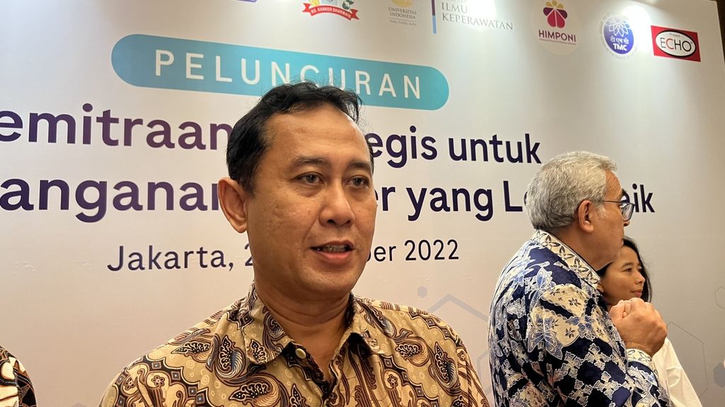Direktur Utama Rumah Sakit Kanker Dharmais Raden Soeko Werdi Nindito Daroekoesoemo