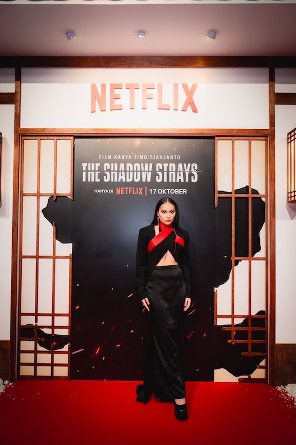 Aurora Ribero, pemeran karakter &quot;13&quot; dalam laga drama <i>slasher,</i><i>The Shadow Strays</i>.